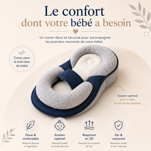 Coussin anti-reflux bébé Emmanest